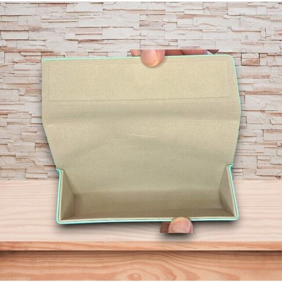 Tiffany & Co Leather Sunglass Eyeglass Soft Case Only Traditional Tiffany Blue - Picture 6 of 7